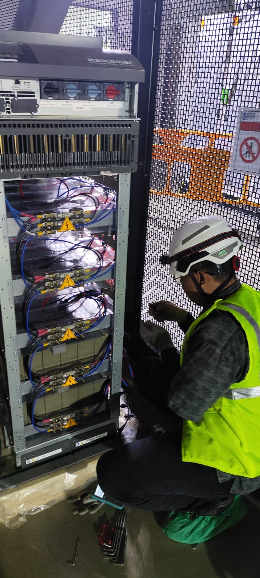 Project Update - Pengadaan & Start Up 5 UPS 20kVA 15 Menit Project Data Center JKT01, Karawang